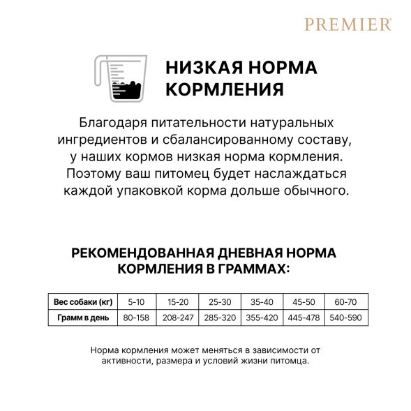 Premier - Сухой корм для собак средних пород, с Ягненком и Индейкой (Medium Lamb&amp;amp;Turkey)