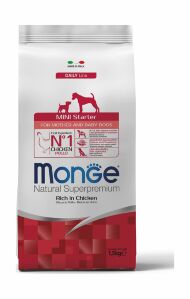 Monge Dog Mini Starter - Сухой корм для щенков мелких пород 1,5 кг