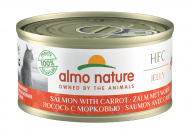Almo Nature HFC Natural - Консервы для кошек с лососем и морковью 70 гр