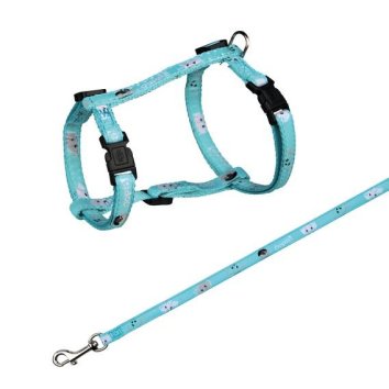 Trixie - Шлейка с поводком для кошек Mimi 25–45 см/10 мм, 1.2 м 