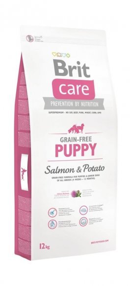 Brit Care Puppy Salmon & Potato - Сухой корм для щенков, с лососем и картофелем