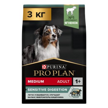 Pro Plan Optidigest - Корм для собак ягненок с рисом