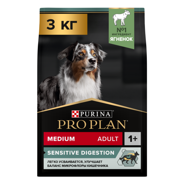 Pro Plan Optidigest - Корм для собак ягненок с рисом