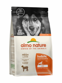 Almo Nature - Полнорационный сухой корм для взрослых собак крупных пород со свежим ягненком и коричневым рисом