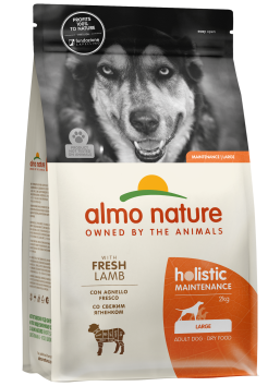 Almo Nature - Полнорационный сухой корм для взрослых собак крупных пород со свежим ягненком и коричневым рисом