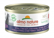 Almo Nature HFC Cuisine - Консервы для кошек "Тунец, курица и ветчина" 70гр