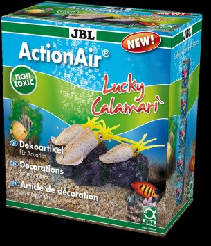 JBL - Декоративная подвижная фигурка с воздушным приводом для аквариума: "Весёлые кальмары" (ActionAir Lucky Calamari)