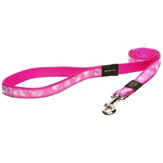 Rogz Fancy Dress Fixed Lead – Поводок Розовая лапка