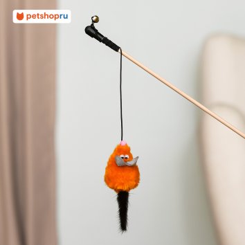 PetSHOP - Дразнилка &amp;quot;Мышка с хвостом из натуральной норки для кошек&amp;quot;