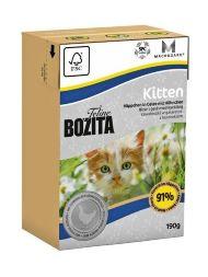 Bozita Kitten - Консервы для Кошек - Кусочки в желе для Котят с курицей 190гр