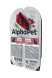 AlphaPet Superpremium Monoprotein - Влажный корм для взрослых кошек с уткой, ламистер, 80 г