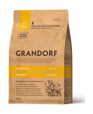 Grandorf 4Meat Adult Mini - Сухой корм для собак мелких пород, "4 вида мяса"