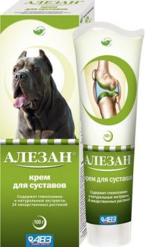 АгроВетЗащита - АВЗ Алезан - Крем для суставов собак 100гр
