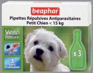 Beaphar VETO pure - капли для собак мелких пород от блох, клещей и комаров (3пипетки)