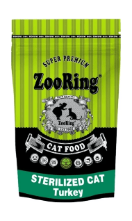 ZooRing Sterilized Cat Turkey - Сухой корм для стерилизованных кошек, с Индейкой