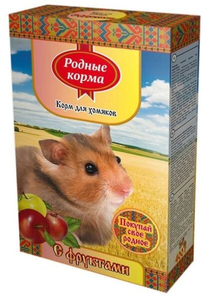 Родные Корма - Корм для хомяков с фруктами, 400гр