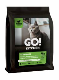 GO! Kitchen Carnivore Grain Free  - Беззерновой корм для котят и кошек с чувствительным пищеварением, с лососем и морской рыбой