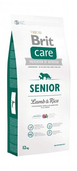 Brit Care Senior All Breed - Сухой корм для пожилых собак, с ягненком и рисом