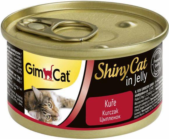 Gimpet ShinyCat - Консервы для кошек с цыпленком 70 гр