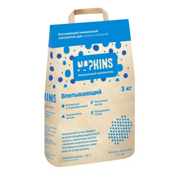 Napkins - Впитывающий наполнитель, мелкая фракция