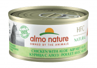 Almo Nature HFC Light - Низкокалорийные консервы для кошек "Курица с алоэ" 70гр