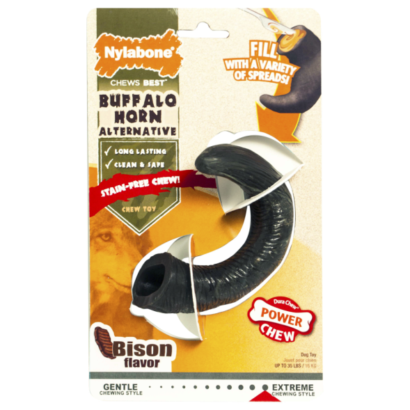 Nylabone - Рог экстра-жесткий, аромат бизон, M
