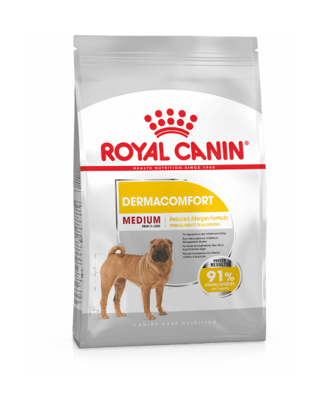 Royal Canin Medium Dermacomfort - Сухой корм для собак средних пород, склонных к кожным раздражениям и зуду