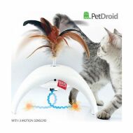 GiGwi - Игрушка для кошек, Интерактивная "Фезер Спиннер" Перо, Пластик