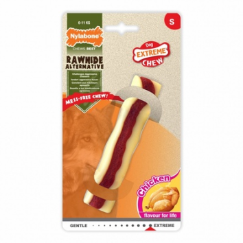 Nylabone - Игрушка для собак, Рулетик экстра-жесткий, Аромат Курицы