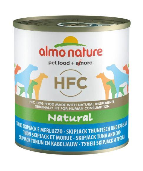 Almo Nature HFC Natural Tuna- Консервы для Собак с полосатым тунцом