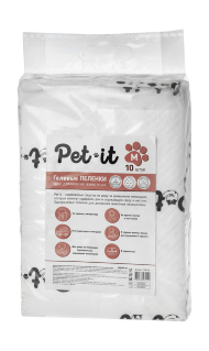 Pet-it - Впитывающие пеленки для животных, SAP, угловые стикеры, белые, размер, 10 шт