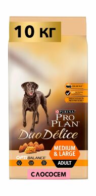 Pro Plan Duo Delice Adult Salmon - Сухой корм для Собак с лососем