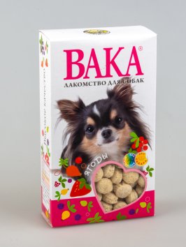 ВАКА - Лакомство для собак, Ягоды, 100г