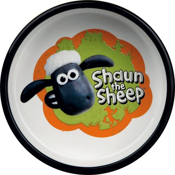 Trixie - Керамическая миска для кошек, оранжевая (Shaun the Sheep)