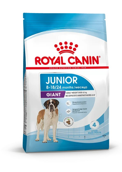 Royal Canin Giant Junior - Сухой корм для щенков гигантских пород с 8 до 18/24 месяцев