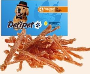 Delipet Куриные грудки с Омега3-6 и Витамином Е 90 гр