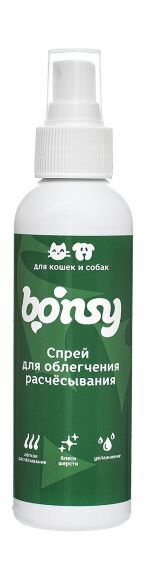 41229.580 Bonsy - Sprei dlya legkogo raschesivaniya dlya koshek i sobak, 150 ml kypit v zoomagazine «PetXP» Bonsy - Спрей для легкого расчесывания для кошек и собак, 150 мл