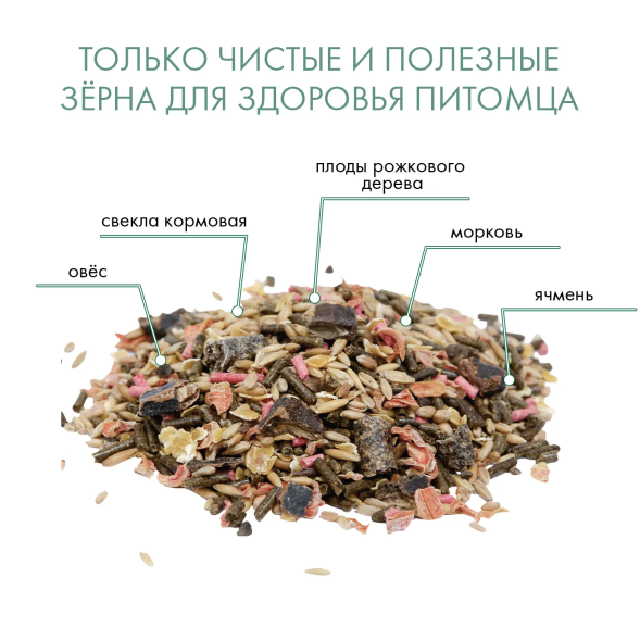 Fiory Conigli e cavie - Корм для морских свинок и кроликов, 850 г