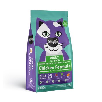 Kittylife - Сухой корм для взрослых кошек, с курицей и рисом