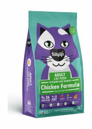 Kittylife - Сухой корм для взрослых кошек, с курицей и рисом