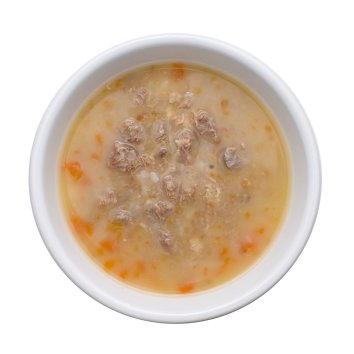 Organix - Паучи консервированный суп для кошек, с говядиной, овощами и рисом 80гр