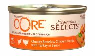 Core Signature Selects - Консервы из курицы с индейкой в виде кусочков в соусе для кошек 79 г