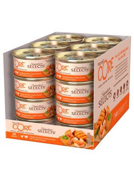 Core Signature Selects - Консервы из курицы с индейкой в виде кусочков в соусе для кошек 79 г