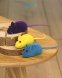 Игрушка для кошек, виниловая мышка, 3 шт, 5,5 см