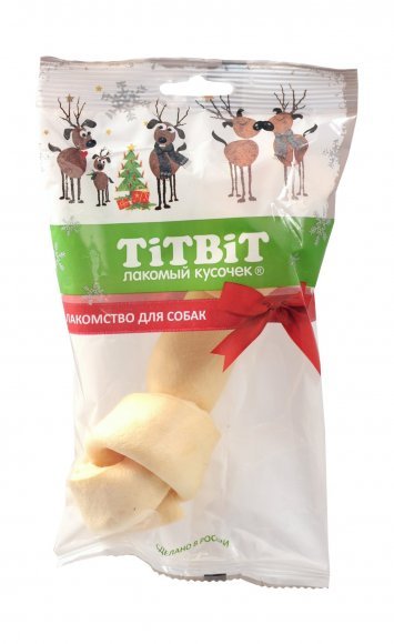 TiTBiT - Новогодняя коллекция Кость узловая праздничная №7 80гр
