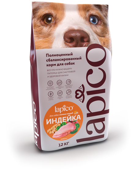 Lapico - Сухой корм для взрослых собак мелких пород, с Индейкой