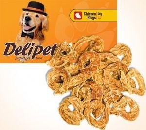 Delipet Куриные колечки 90 гр