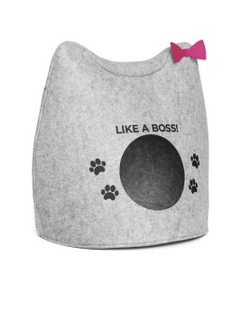 PetSHOP - Домик из войлока “Like a Boss!”, 46x43x46 см