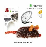 GiGwi - Игрушка для кошек, Интерактивная мышка, Текстиль, Пластик