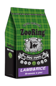 ZooRing Lamb&Rice - Сухой корм для собак, Ягненок и Рис